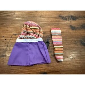 Vintage 1983 Barbie Twice as Nice Mattel #4825 Romper Jumpsuit & 1 Leg warmer